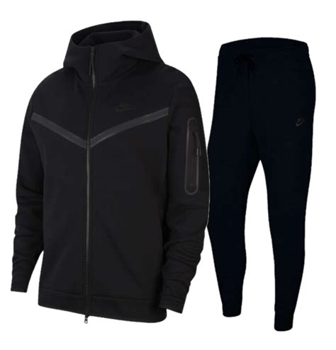 nike fleece tech pak heren zwart|nike tech pak.